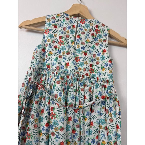 Crewcuts Liberty of London Floral Dress Girls Size 6 Sleeveless A-line Cotton - Picture 4 of 6